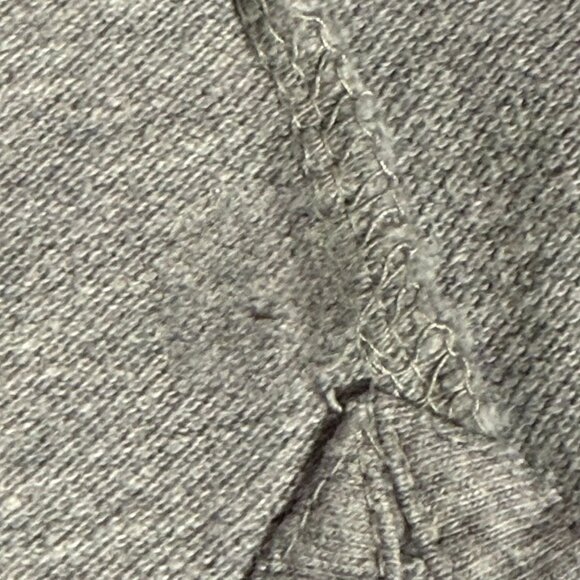 Chaps Mens 2XT Gray Long Sleeve Polo Shirt With White Stripe 100% Cotton - Picture 8 of 11